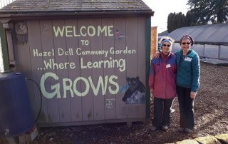 Photo of Hazel Dell garden volunteers